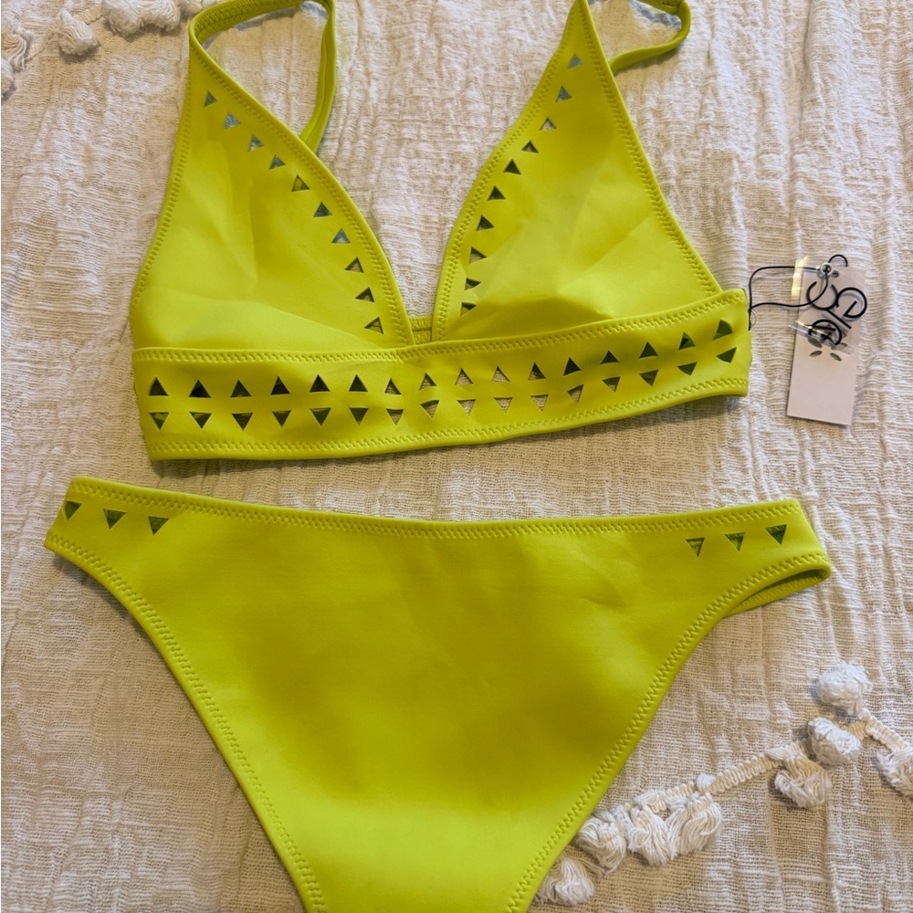 Vibrant Yellow Bikini Set